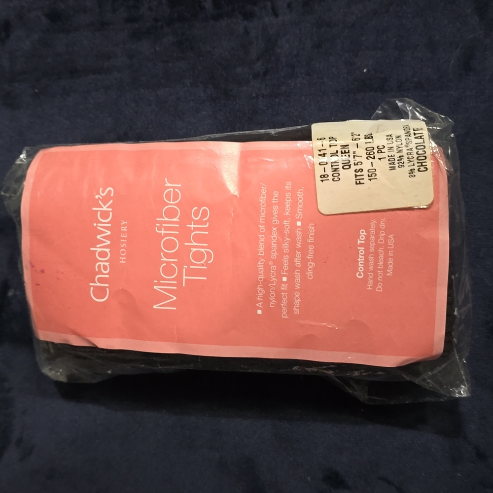Chadwick's Hosery Microfiber Tights - Chocolate